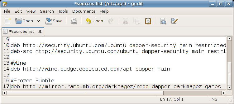 APT Sources