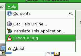 Feisty Canonical Bug Menu