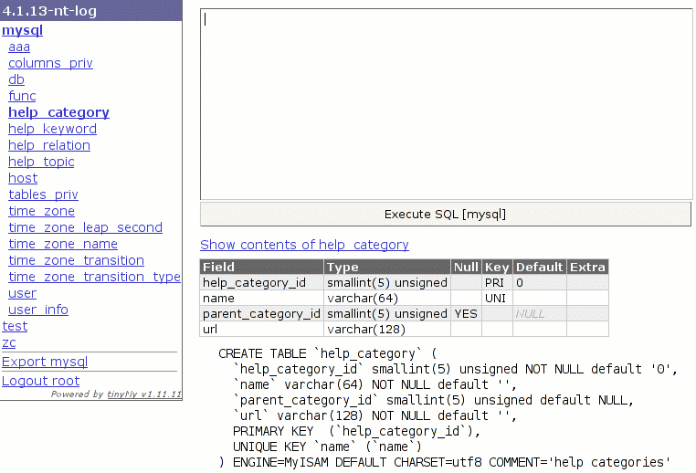 A Lightweight Mysql Manager Fosswire