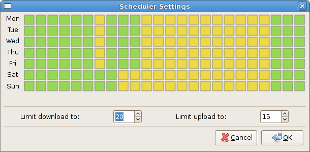 Deluge Scheduler Plugin