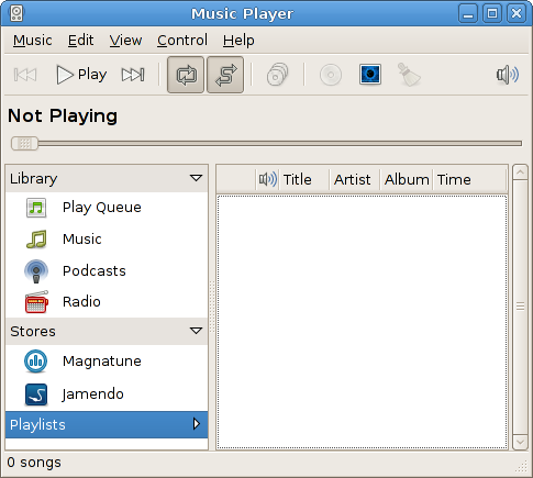 It likes to call itself “Music Player.”