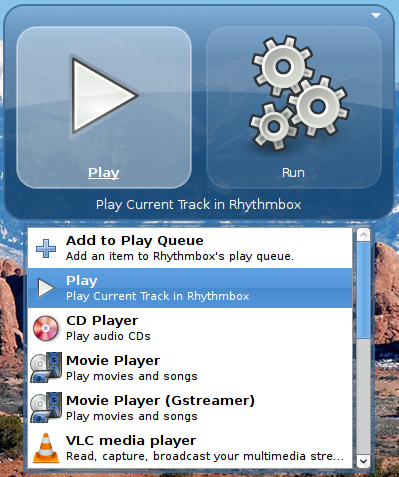 GNOME Do Rhythmbox