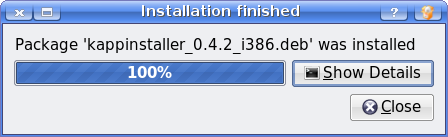 Installing the new software installer