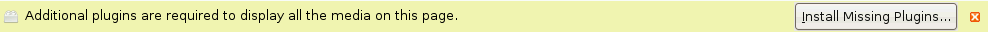 Installing missing plugins screenshot