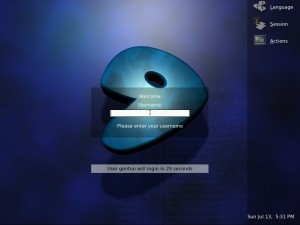 GDM in Gentoo 2008.0