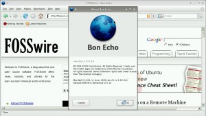 Bon Echo in Gentoo 2008.0