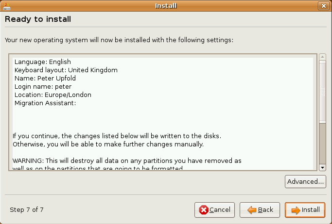 Ubuntu Installer Configuration