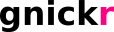 Gnickr logo