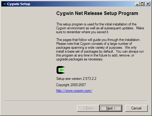 Cygwin Installer