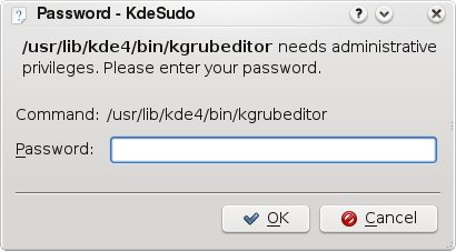 Kdesudo dialogue