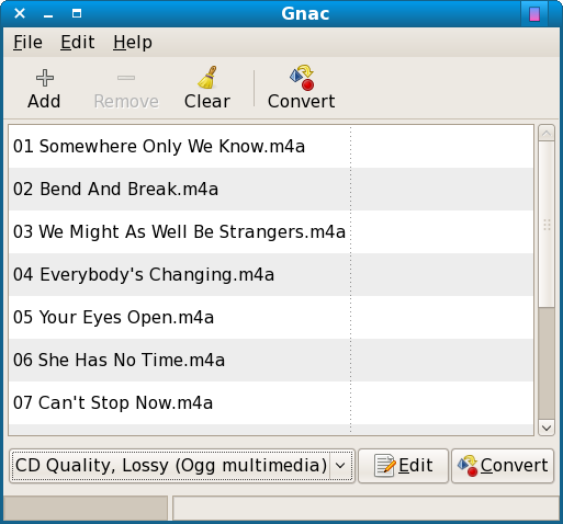 Gnac interface