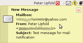 A Mail Notification