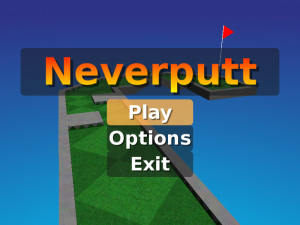 Neverputt Splash Screen