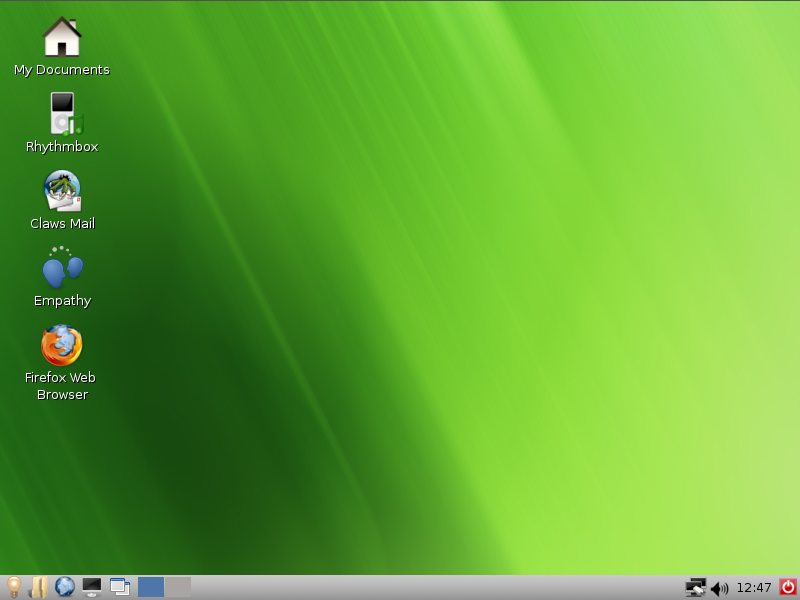 WattOS blank desktop